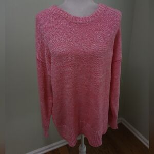 Torrid Pullover Drop Shoulder Marled Knit Sweater